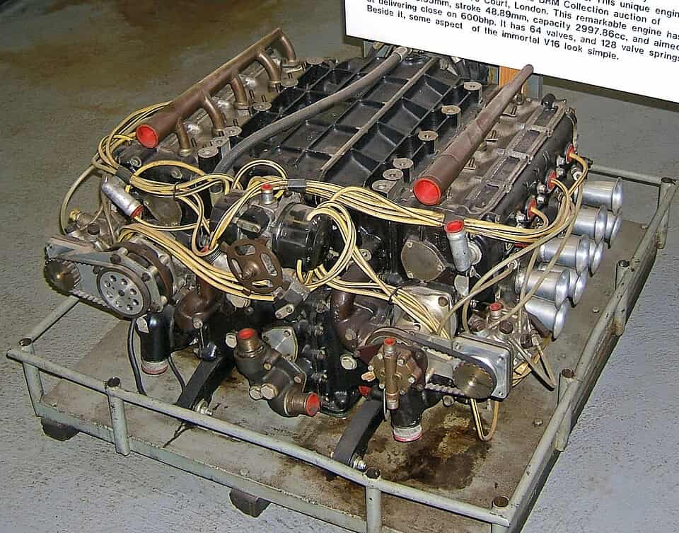 El BRM P83 con el motor H16 en el Gran Premio de Estados Unidos de 1966, Watkins Glen